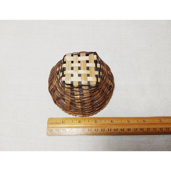 Natural woven baskets, Bundle, Cute baskets for organizing small items - Picture 6 of 13